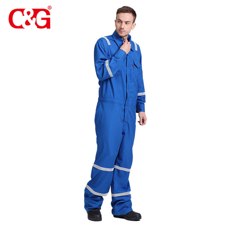 Nomex royal blue coverall