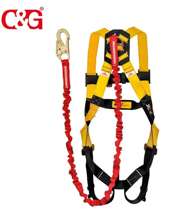 Good quality fall arrest safety harness lanyard